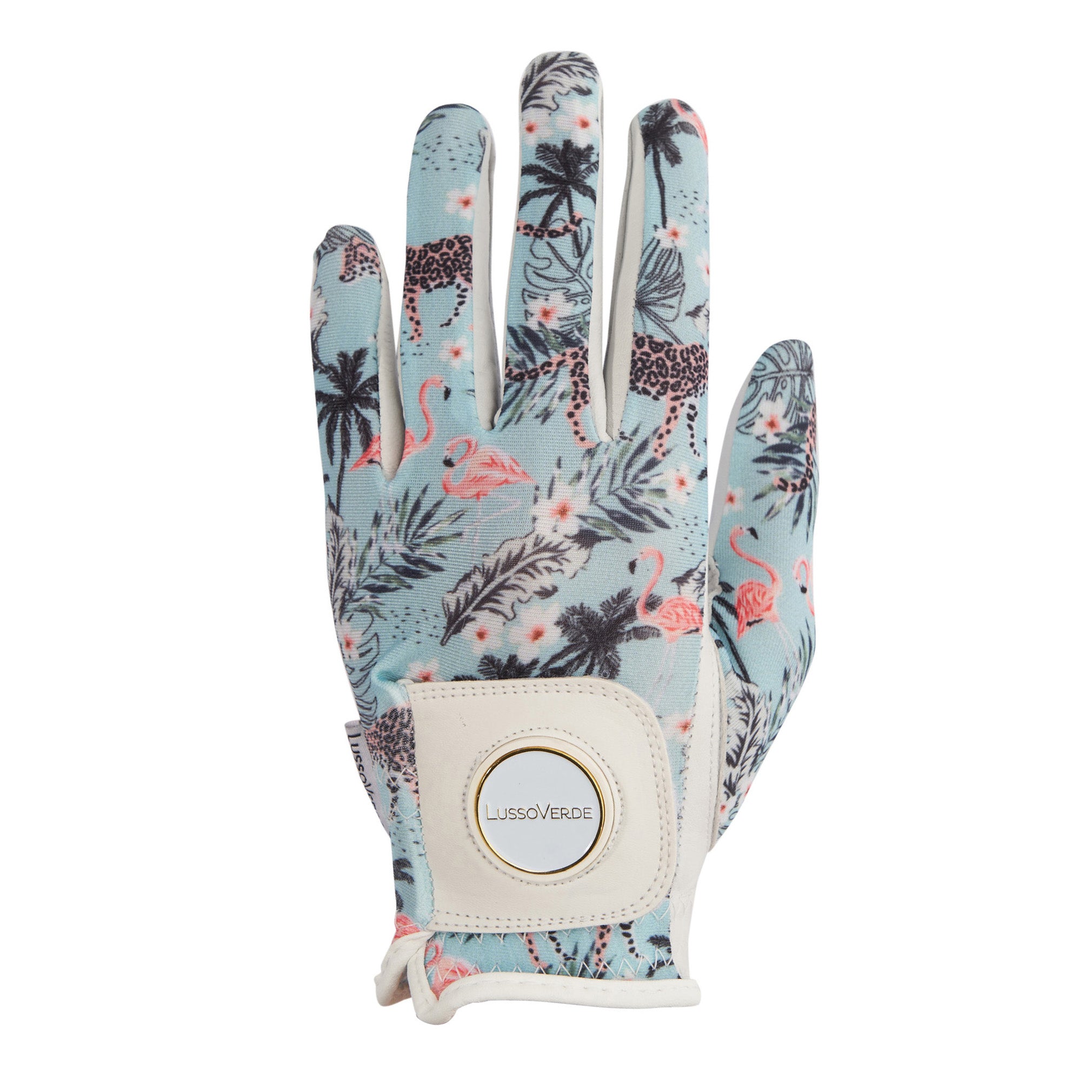 Gant golf cabretta femme gauchère - 900 blanc INESIS Gant golf cabretta femme gauchère - 900 blanc INESIS